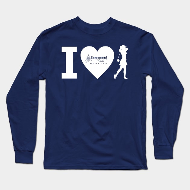 I Love the Golf Swing Long Sleeve T-Shirt by OYCDIMG